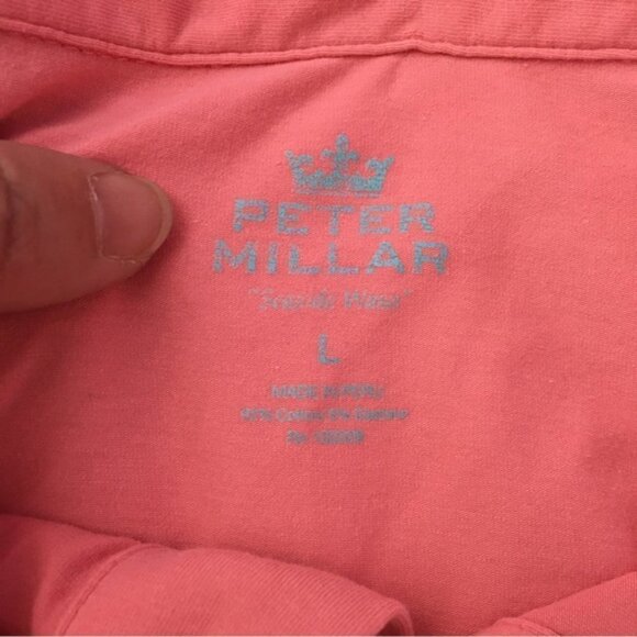Peter Millar Coral Seaside Wash Polo - Picture 7 of 8